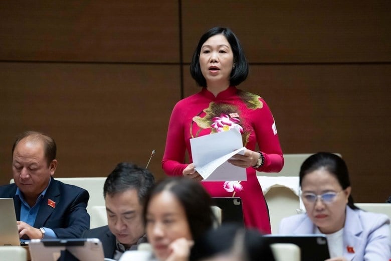 Đại biểu Nguyễn Thị Lan Anh (Lào Cai). Ảnh: Quochoi.vn.