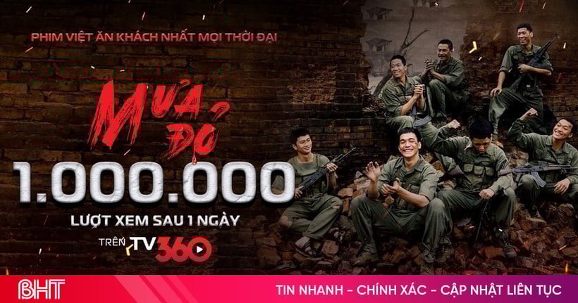 “Mưa đỏ” cán mốc 1 triệu lượt xem sau 24 giờ phát trên TV360