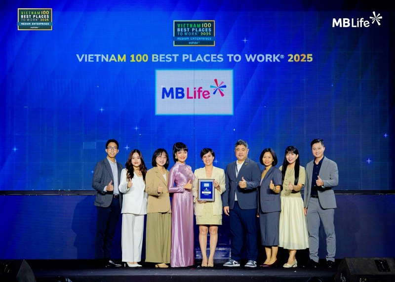 MB Life wird auch weiterhin bei den Vietnam Best Workplace Awards 2025 ausgezeichnet.