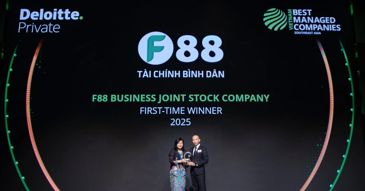 F88 được Deloitte trao danh hiệu “Doanh nghiệp Việt Nam được quản trị tốt nhất 2025”