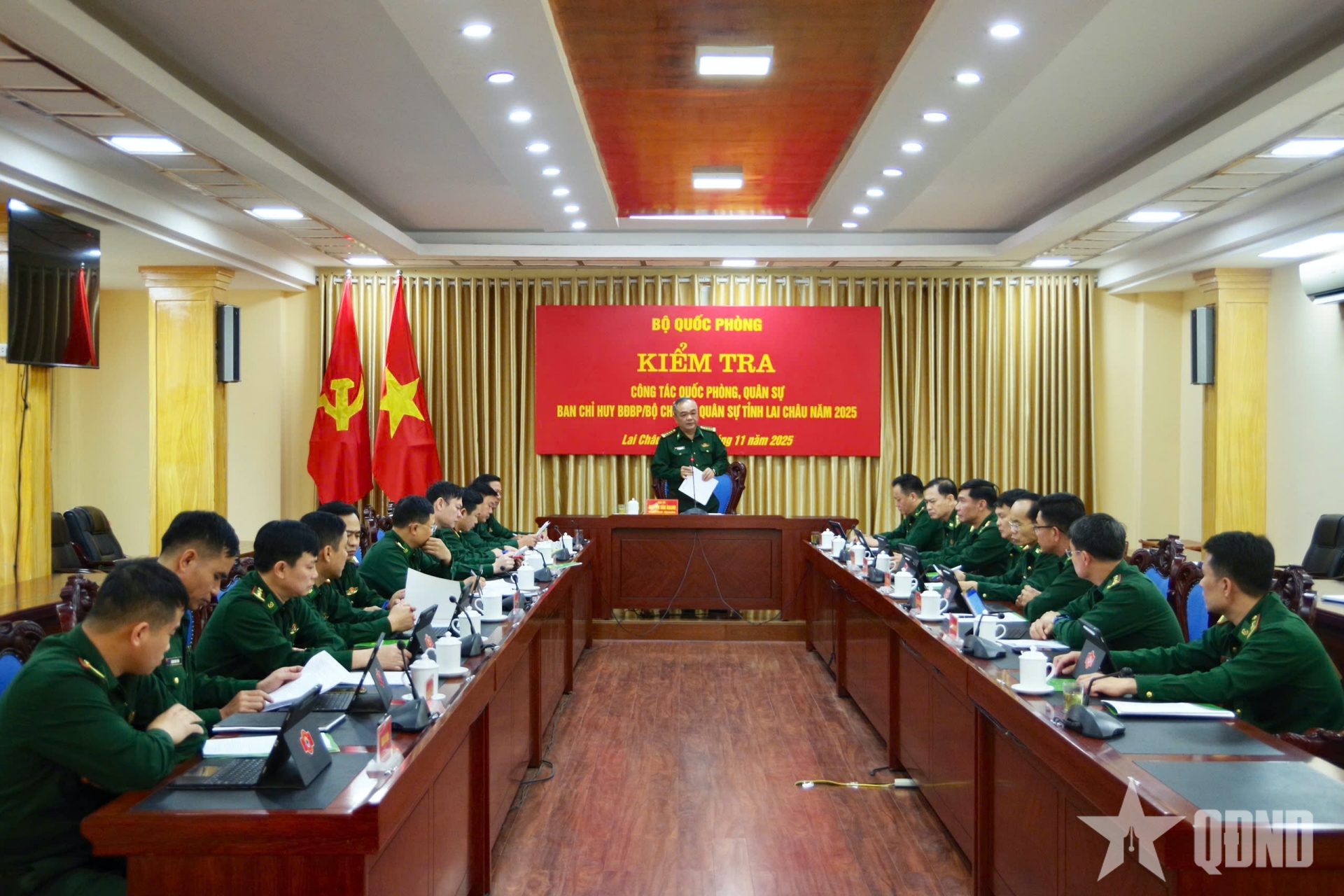 Bộ Quốc phòng kiểm tra Ban chỉ huy Bộ đội Biên phòng tỉnh Lai Châu