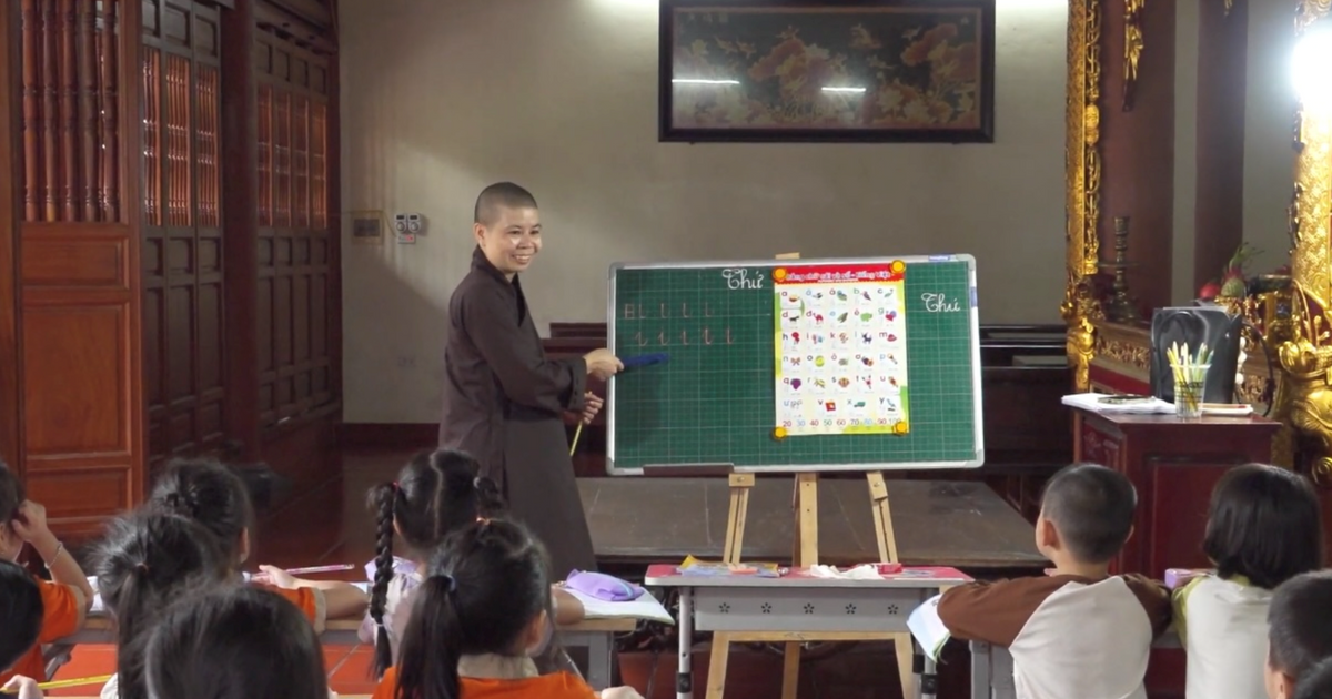 Người thầy 'gieo chữ' nơi cửa thiền 