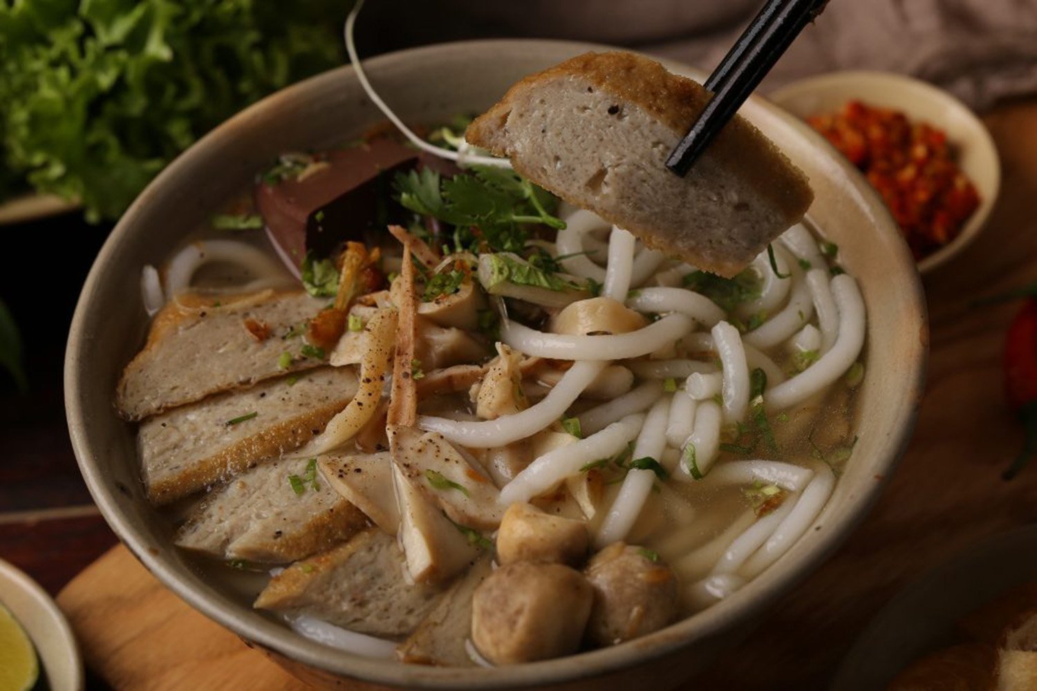 នំបញ្ចុកត្រី Ninh Thuan