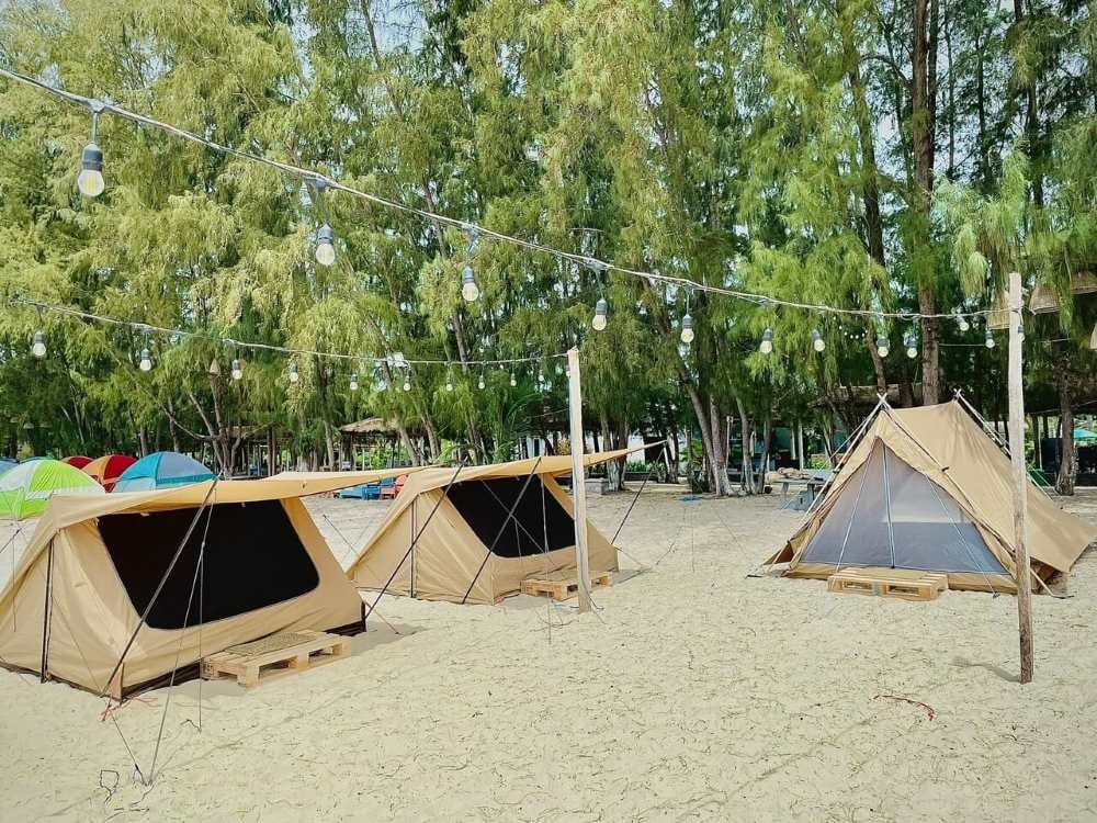 Cắm trại biển Vịnh Hòa