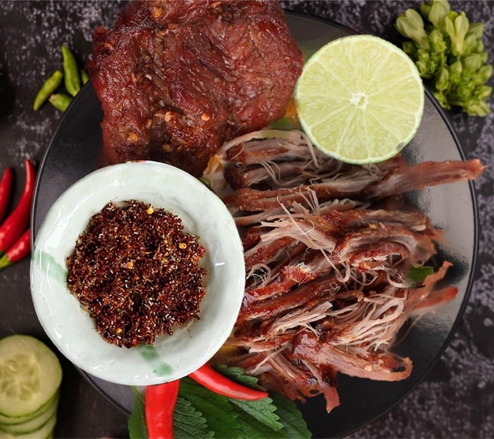 Thưởng thức bò 1 nắng Phú Yên