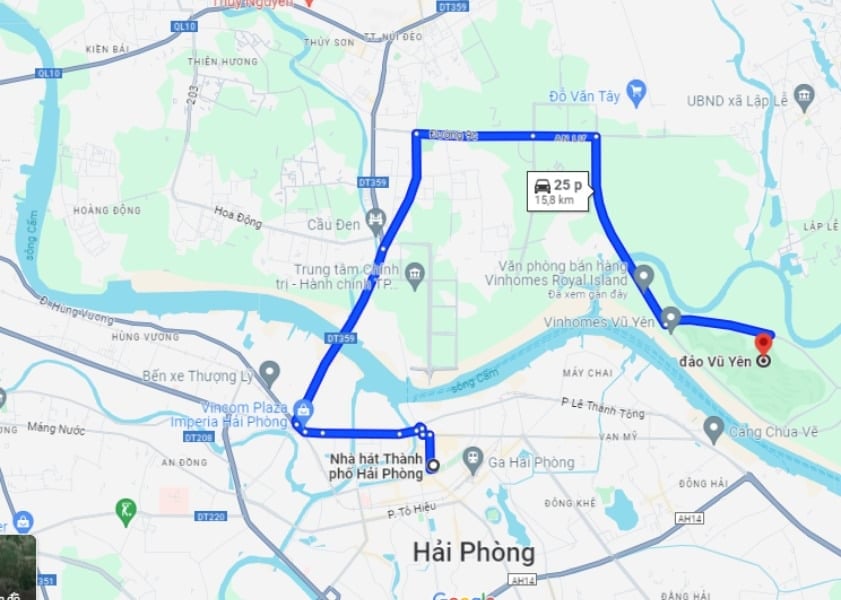 Як дістатися до острова Ву Єн