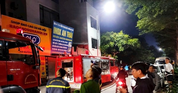 Hà Nội: Cứu 5 người thoát hiểm trong vụ cháy nhà dân