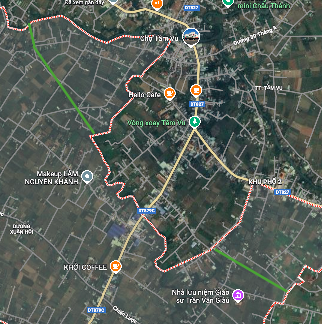 バ・リー運河沿いのルートマップ3