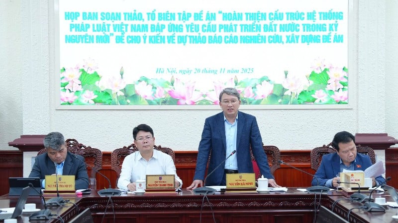 Της συνεδρίασης προήδρευσε ο Υπουργός Δικαιοσύνης Νγκουγιέν Χάι Νιν.