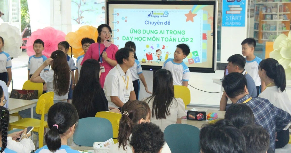 Khi giáo viên mầm non, tiểu học ứng dụng AI dạy học