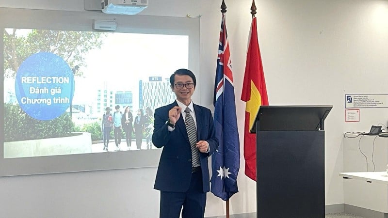 Giáo sư Nguyễn Ngọc Điệp, Giám đốc Trung tâm Công nghệ chiến lược Australia-Việt Nam, Giám đốc phụ trách các chương trình quốc tế của Trường Đại học Công nghệ Sydney (UTS).
