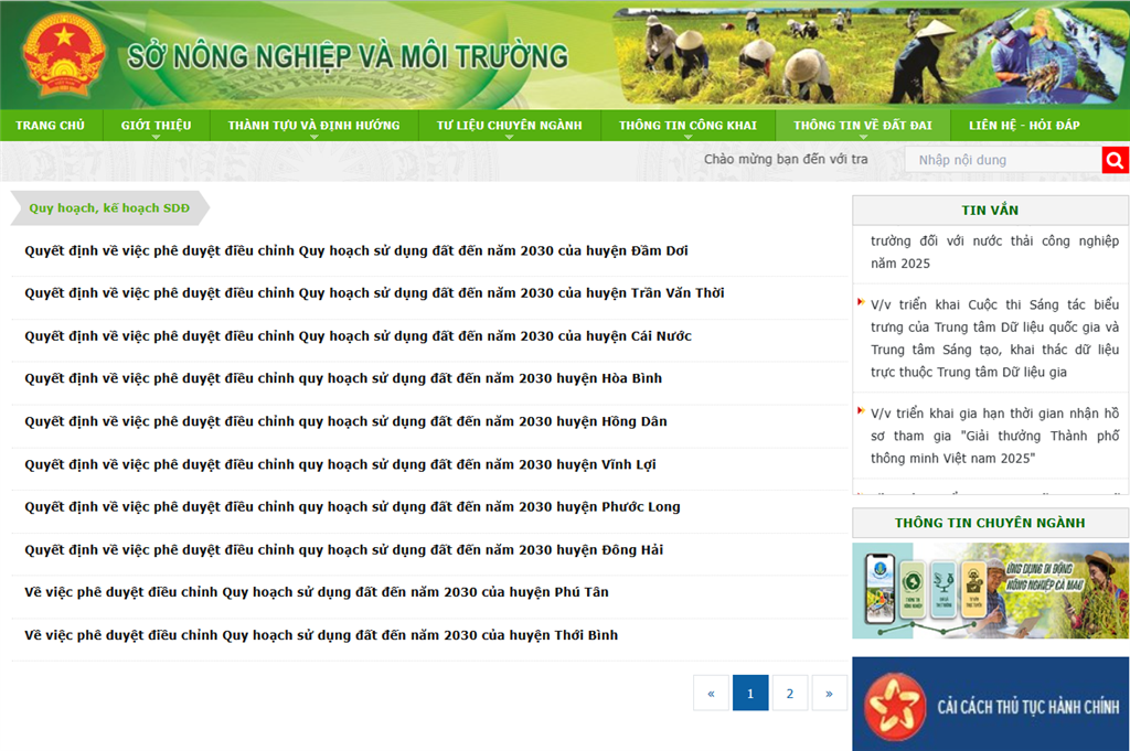 Sở Nông nghiệp và Môi trường báo cáo kết quả thực hiện Kế hoạch số 035/KH-UBND về triển khai Nghị quyết số 68-NQ/TW