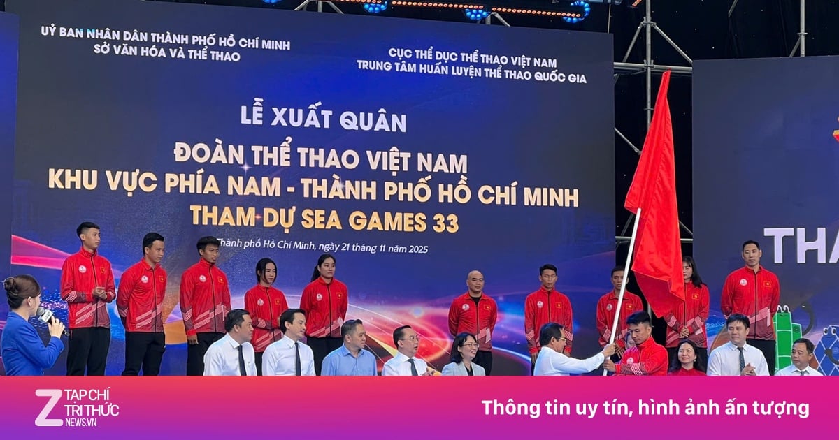 Đoàn thể thao phía Nam khí thế lên đường dự SEA Games 33