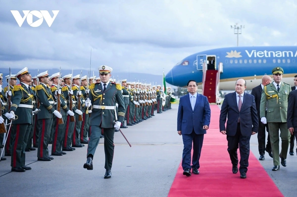 Thủ tướng Phạm Minh Chính kết thúc tốt đẹp chuyến thăm Algeria