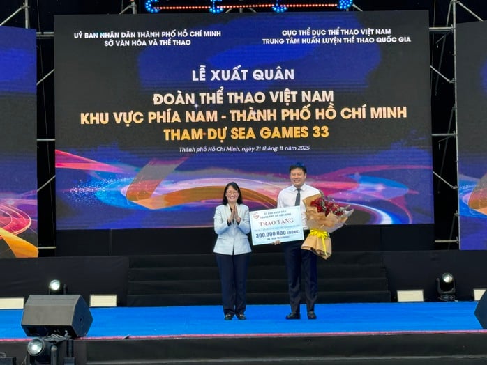 Lễ xuất quân của Đoàn Thể thao Việt Nam khu vực phía Nam dự SEA Games 33 - Ảnh 4.