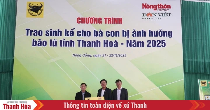 1.600 gói sinh kế hỗ trợ người dân tái thiết sản xuất sau bão lũ