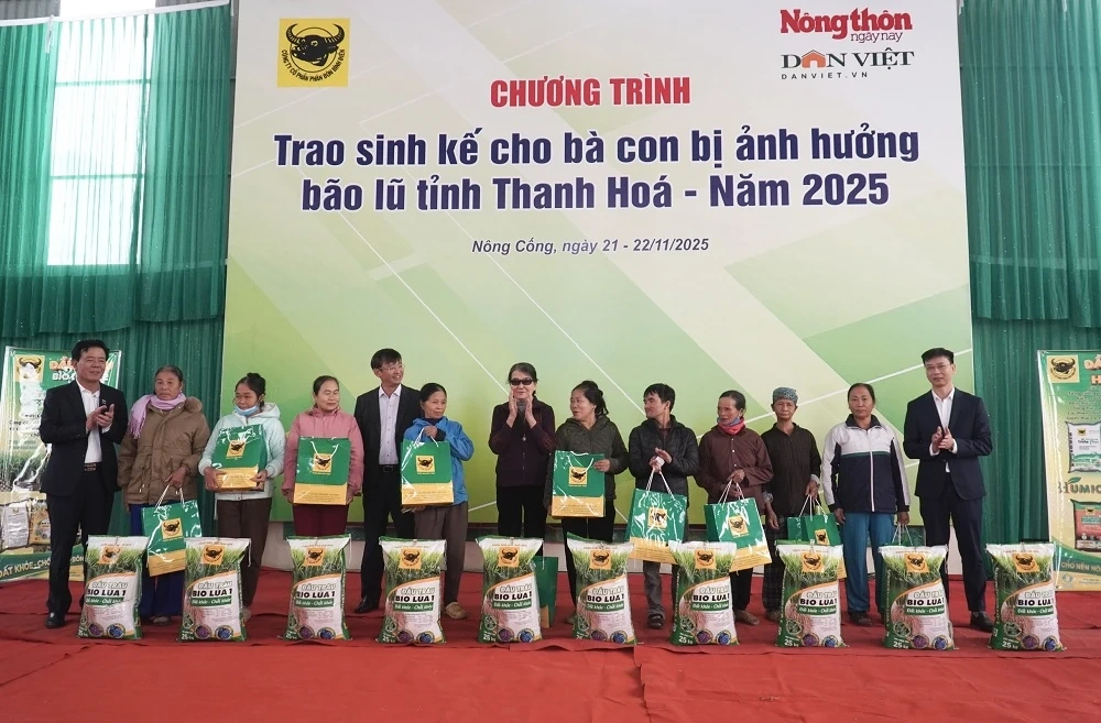 1600 megélhetési csomag a viharok és árvizek utáni termelés újjáépítésének támogatására