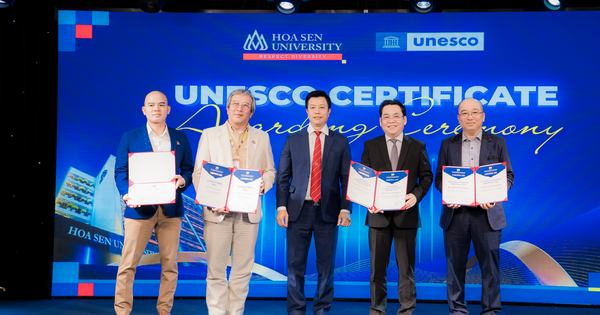 Liên hiệp các Hội UNESCO thế giới vinh danh trường đại học dẫn đầu sứ mệnh giáo dục