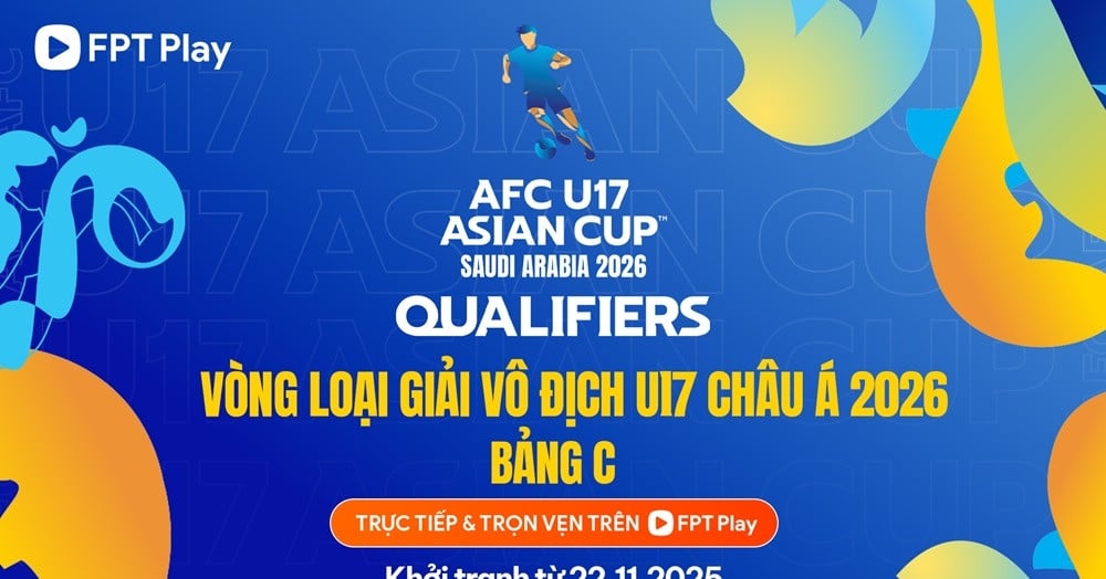 Xem trực tiếp U17 Việt Nam đá vòng loại U17 châu Á 2026 ở kênh nào?