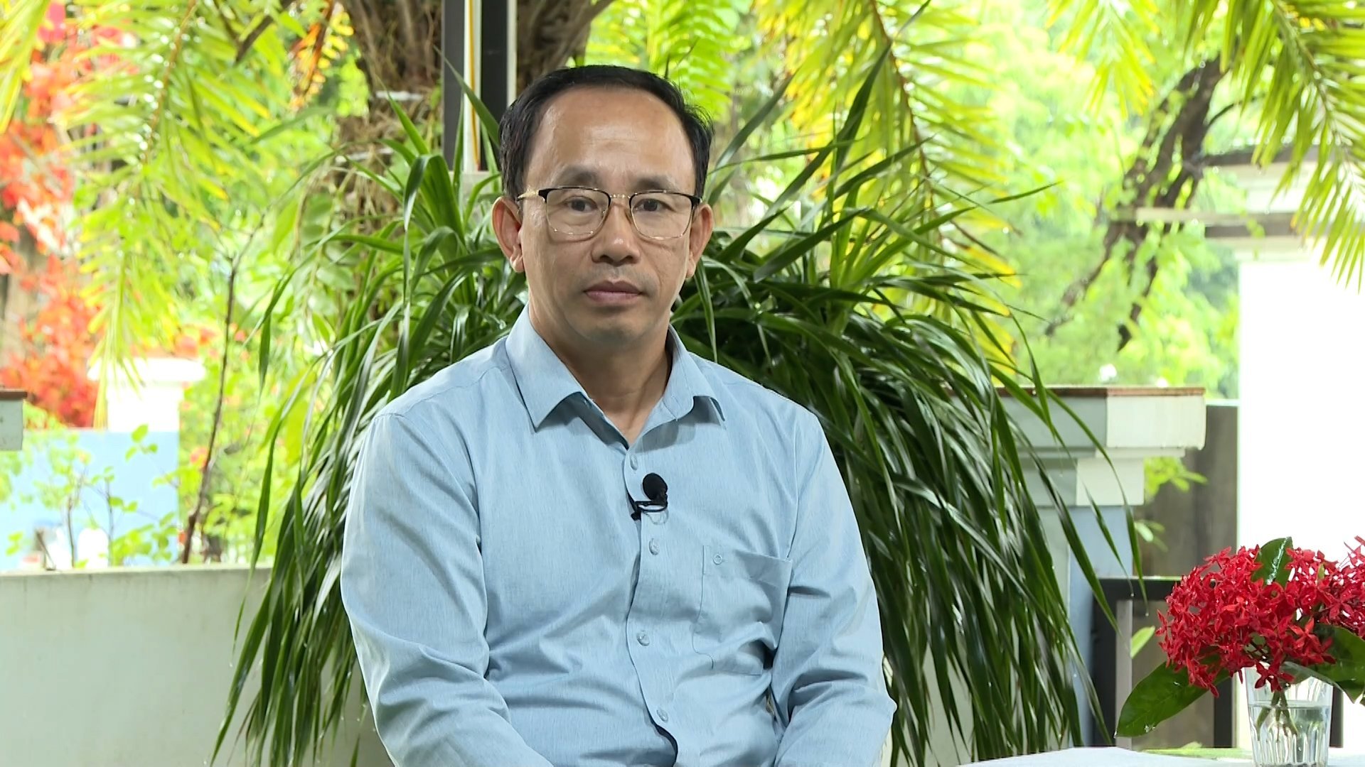 Ông Nguyễn Quang Trung, Phó Bí thư Thường trực Đảng ủy xã Quy Mông, tỉnh Lào Cai cho biết, cấp ủy và chính quyền xã Quy Mông đã xác định ứng phó với thiên tai là nhiệm vụ trọng tâm song hành cùng phát triển nông nghiệp. Ảnh: Duy Học.