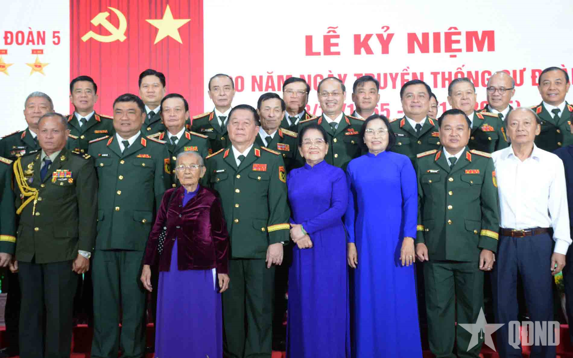 Đại tướng Nguyễn Trọng Nghĩa dự lễ kỷ niệm 60 năm Ngày truyền thống Sư đoàn 5