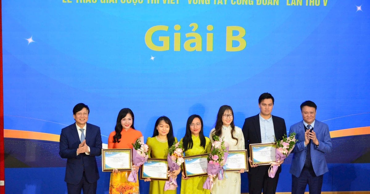 Báo và phát thanh, truyền hình Nghệ An giành giải B và giải Khuyến khích tại Cuộc thi viết Vòng tay Công đoàn lần thứ 5