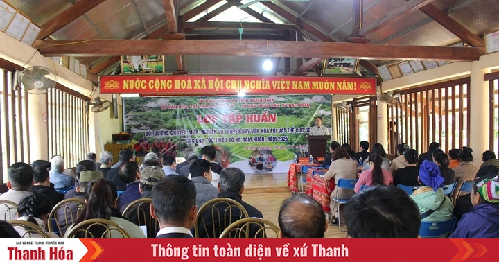 Bồi dưỡng nghiệp vụ truyền dạy văn hóa phi vật thể tại xã Nam Xuân