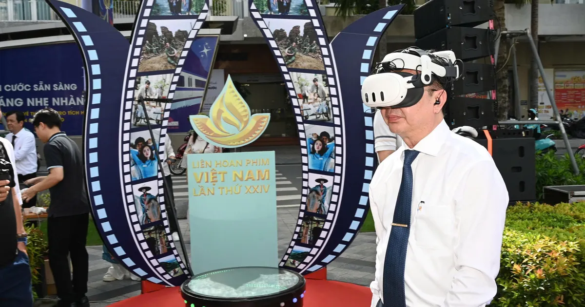 Áp dụng công nghệ thực tế ảo trong triển lãm tại LHP Việt Nam 2025