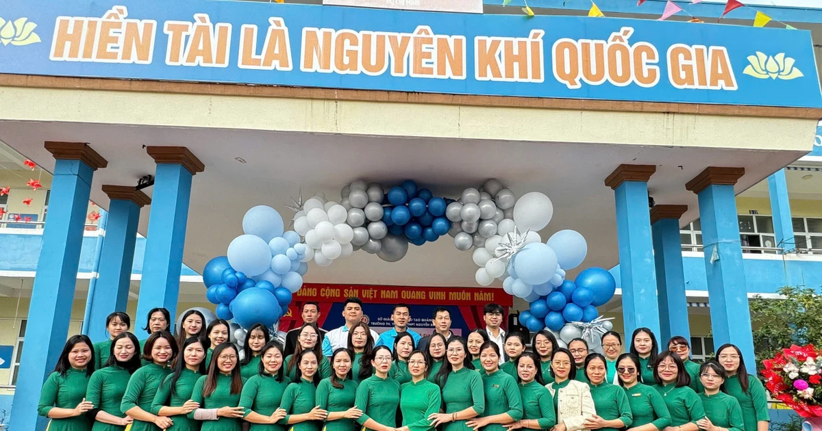 Trường liên cấp Nguyễn Bỉnh Khiêm lan tỏa tinh thần tri ân đội ngũ nhà giáo