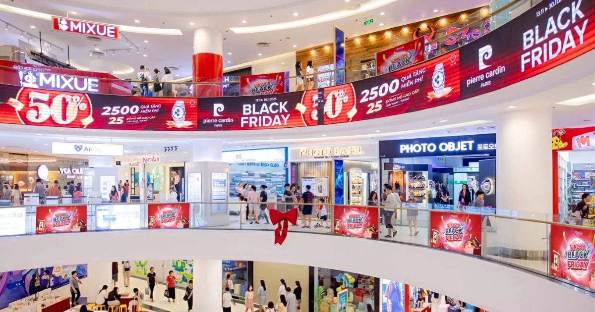 Vincom Black Friday 2025: Chương trình giảm giá lớn trên toàn hệ thống