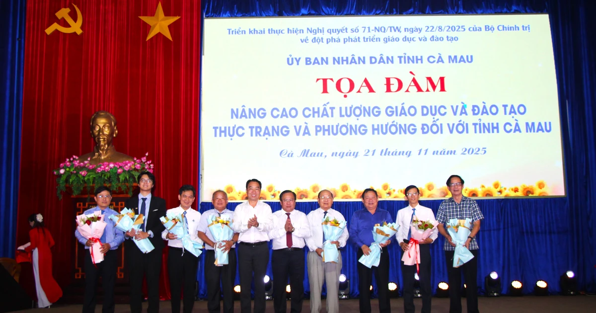 Tỉnh Cà Mau mời chuyên gia góp ý kiến, giải pháp phát triển giáo dục