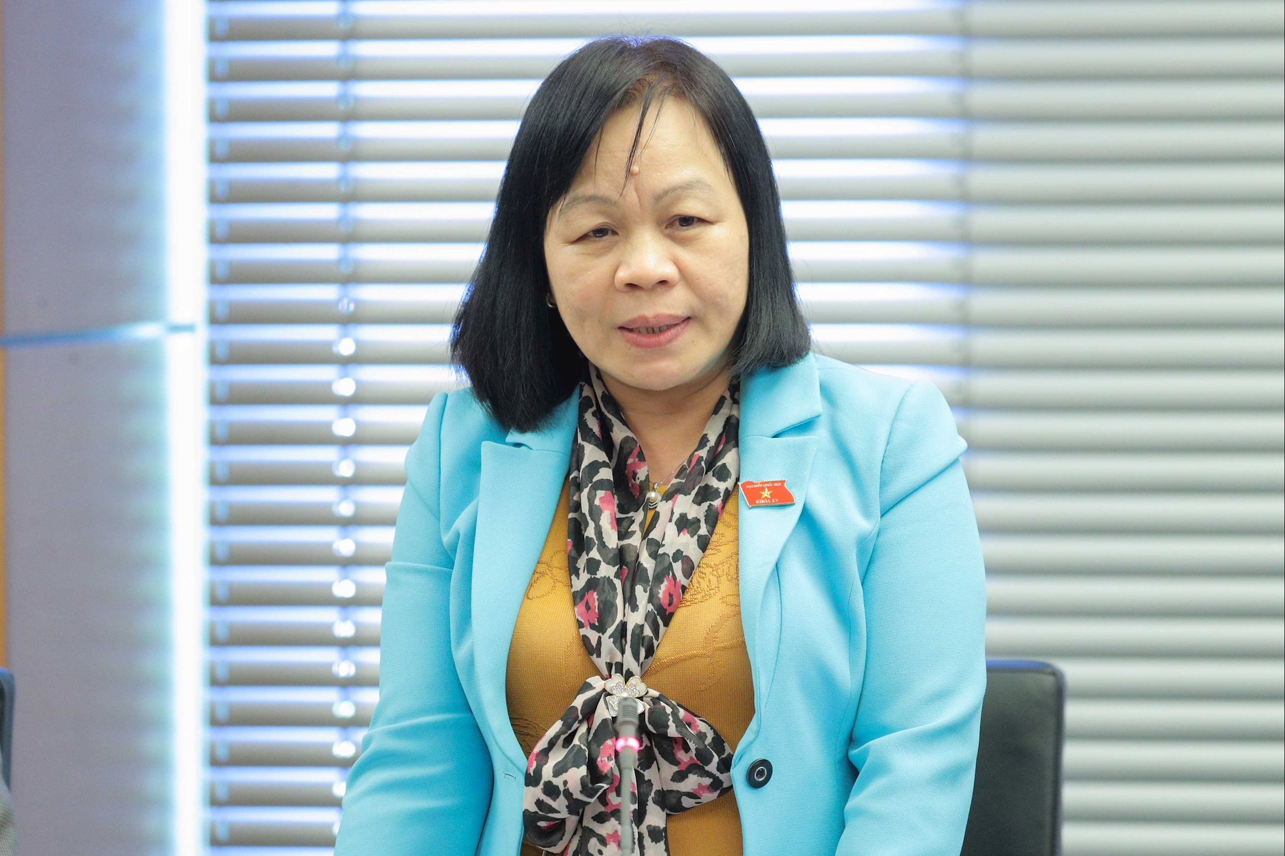 Член Национального собрания Нгуен Тхи Май Хоа (Донг Тхап)