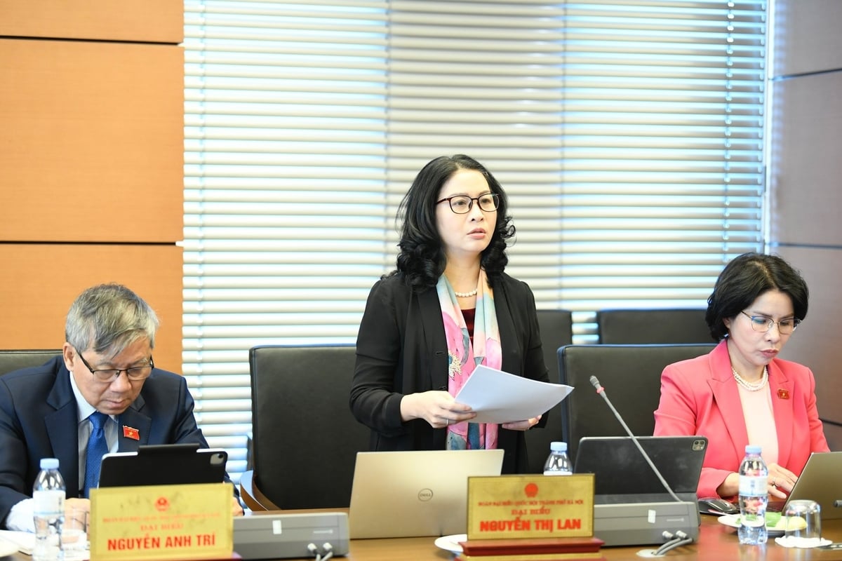 GS.TS Nguyễn Thị Lan cho rằng luật AI mang tính mở đường, có ý nghĩa quyết định đối với năng lực cạnh tranh quốc gia trong nhiều thập kỷ tới. Ảnh: Quochoi.vn
