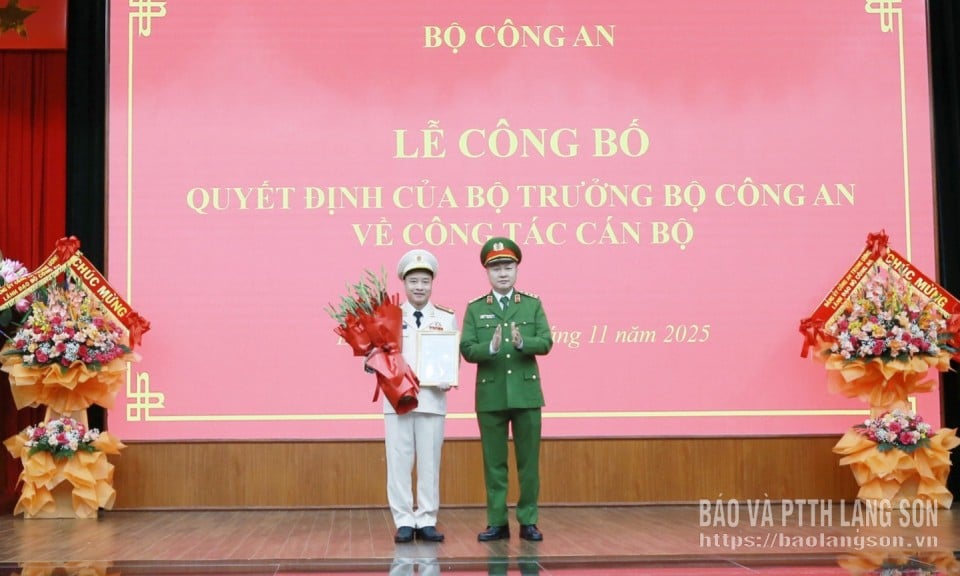 Lạng Sơn có tân Giám đốc Công an tỉnh