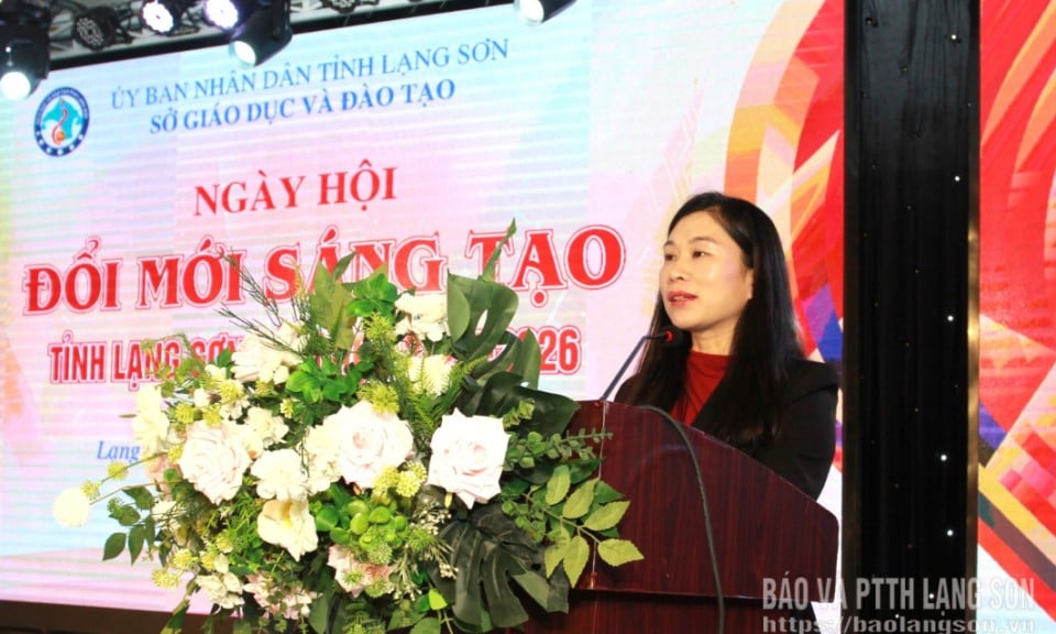 Khai mạc Ngày hội đổi mới sáng tạo tỉnh Lạng Sơn năm học 2025-2026