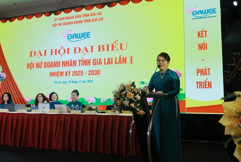 Bà Đồng Thị Ánh - Chủ tịch Hội đồng quản trị Tổng Công ty PISICO Bình Định – CTCP, được tín nhiệm bầu giữ chức Chủ tịch Hội Nữ doanh nhân tỉnh Gia Lai nhiệm kỳ 2025 - 2030.