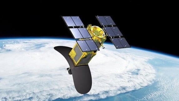 Simulation of LOTUSat-1 satellite. (Photo: VNSC)