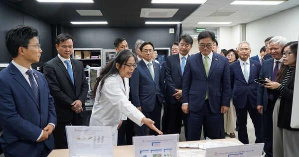 Biểu tượng quan hệ hợp tác Việt - Hàn về khoa học công nghệ, đổi mới sáng tạo và chuyển đổi số