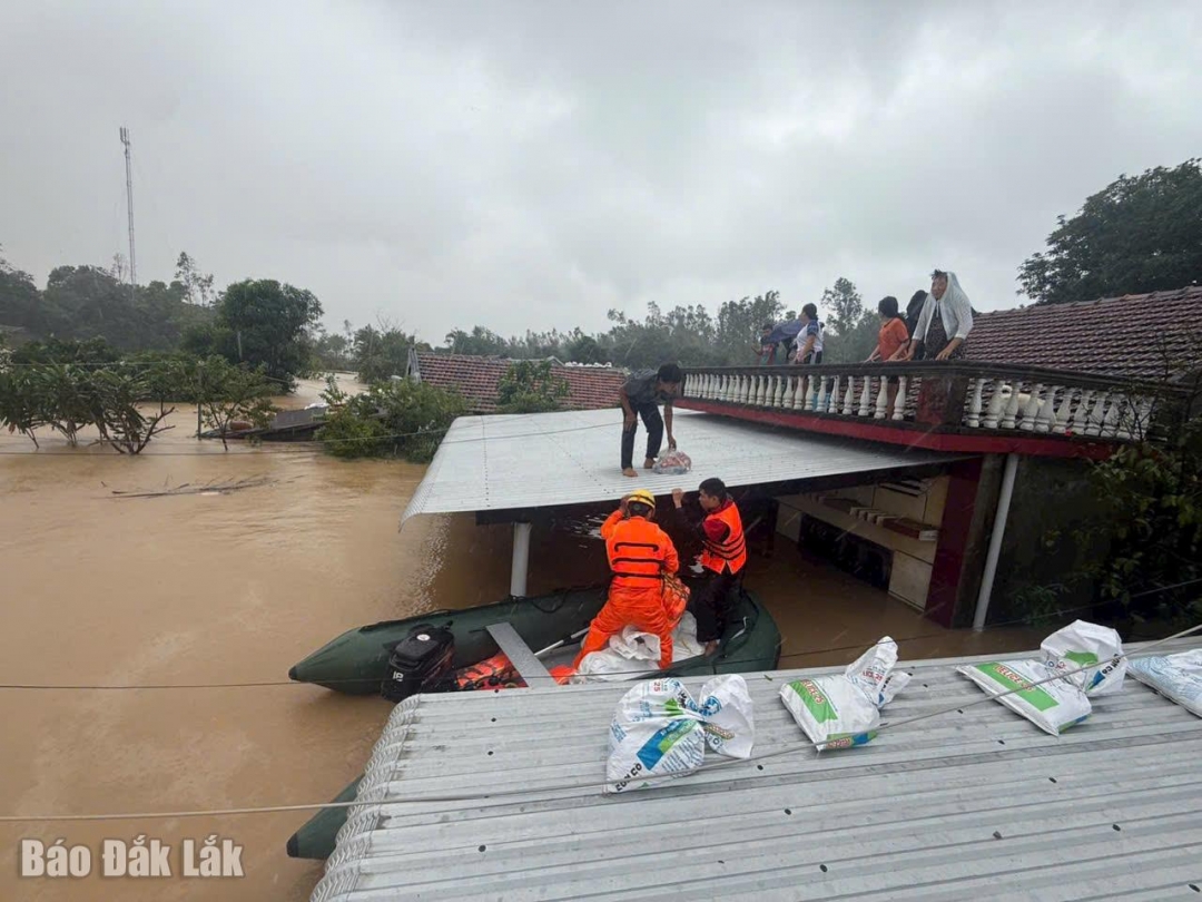 មក​ដល់​រសៀល​ថ្ងៃ​ទី​២១ វិច្ឆិកា តំបន់​ជា​ច្រើន​ក្នុង​សង្កាត់ Tuy Hoa និង Phu Hoa នៅ​តែ​ជន់​លិច។