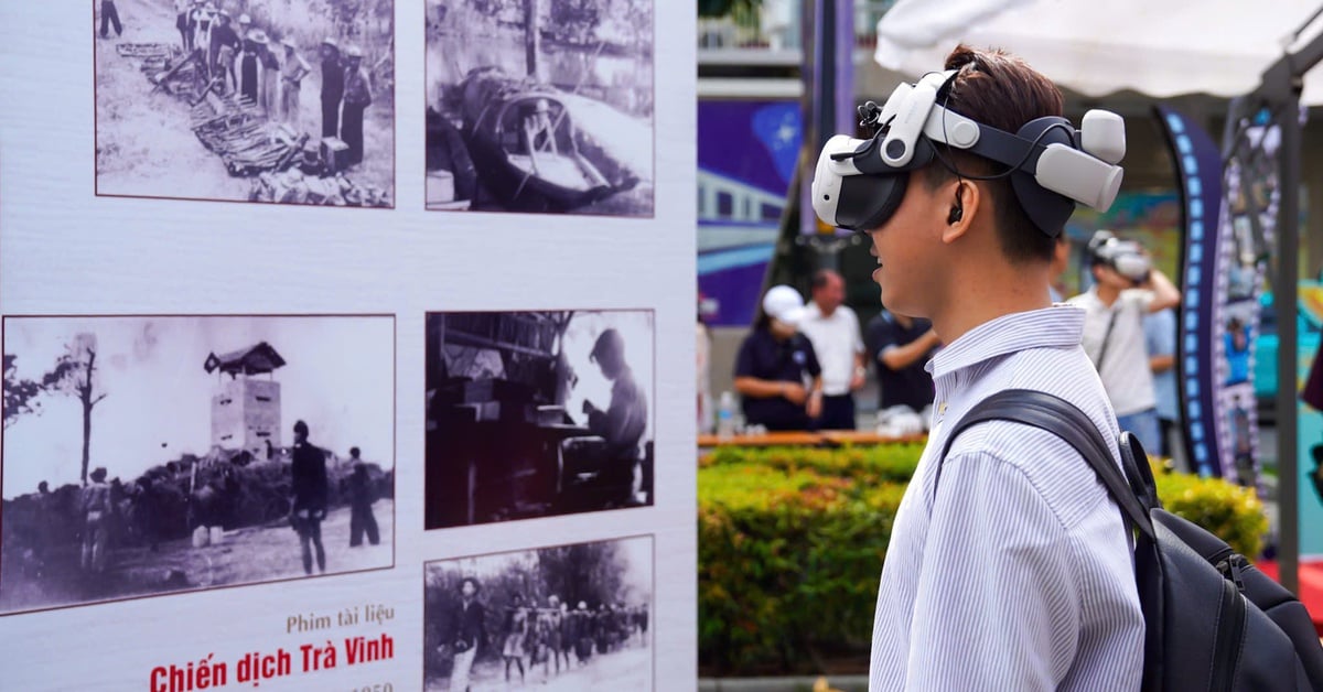 Xem triển lãm điện ảnh bằng công nghệ thực tế ảo, chụp hình miễn phí tại công viên Lam Sơn