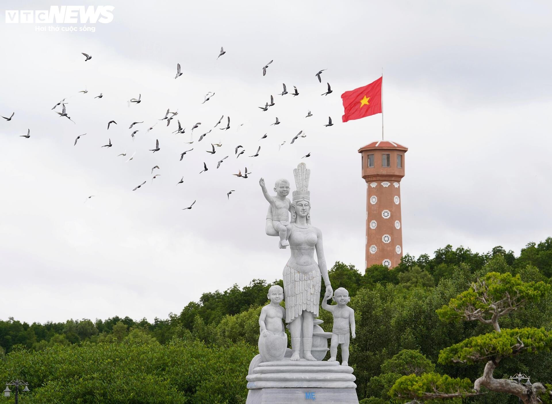 Beundra skönheten på platsen där