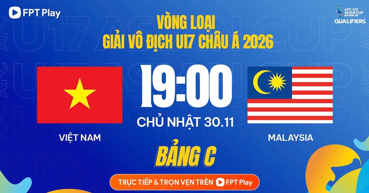 Lịch thi đấu vòng loại châu Á hấp dẫn: U.17 Việt Nam và Malaysia đá 'chung kết bảng'