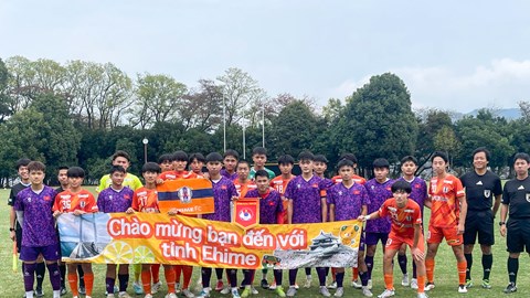 U17 Vietnam menamatkan 3 perlawanan dalam lawatan latihan ke Jepun