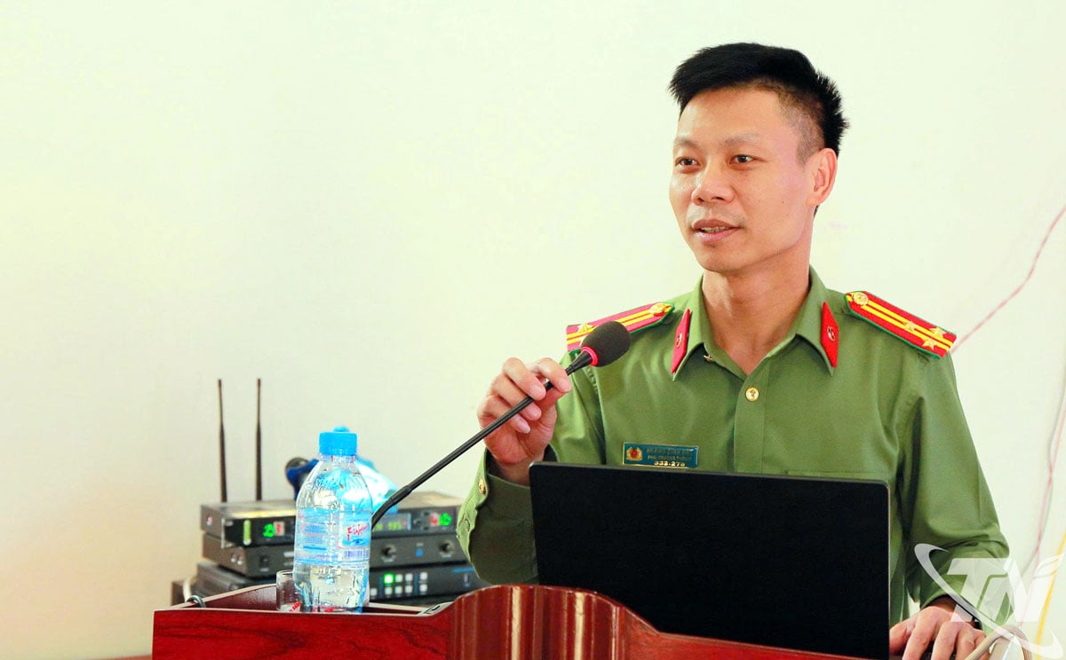 Abteilung für Cybersicherheit und Bekämpfung von Hightech-Kriminalität, Provinzpolizei Thai Nguyen.