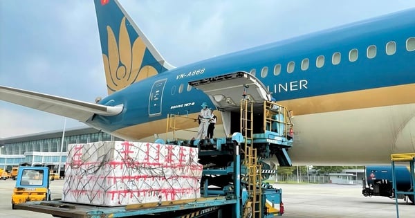 Vietnam Airlines vận chuyển miễn phí hàng hóa hỗ trợ đồng bào vùng lũ miền Trung