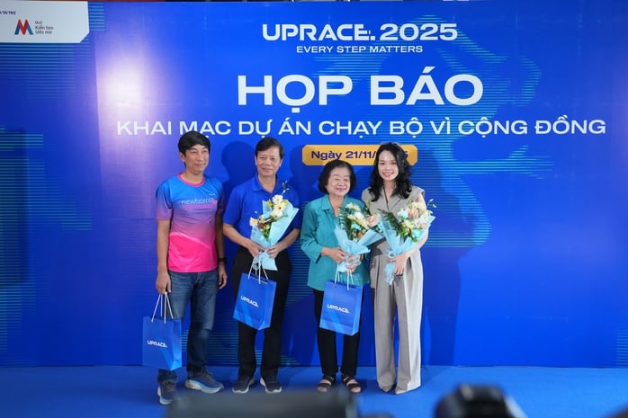 Diễn viên Khả Ngân làm đại sứ dự án chạy bộ vì cộng đồng UpRace 2025 - Ảnh 1.