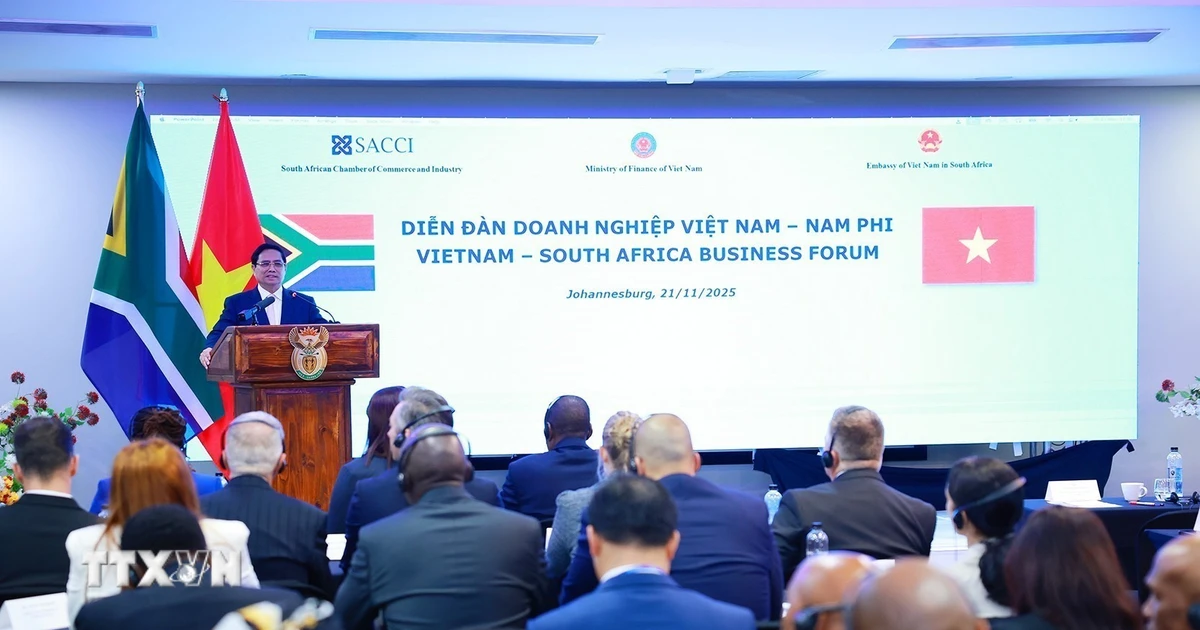 Thủ tướng dự Diễn đàn doanh nghiệp Việt Nam-Nam Phi