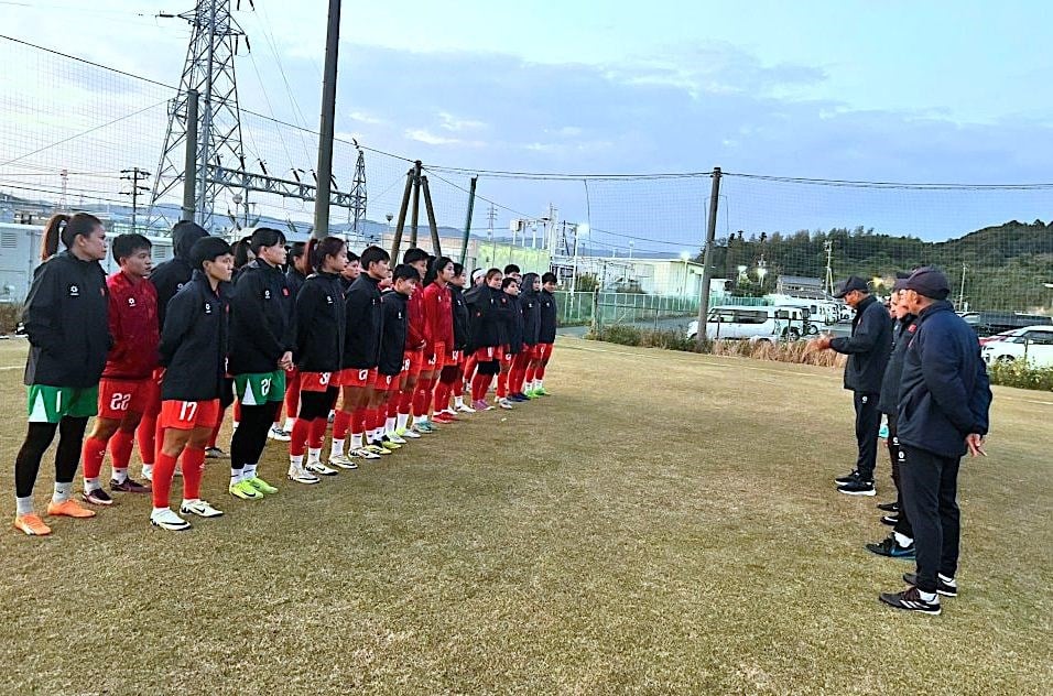 Đội tuyển nữ Việt Nam bắt đầu tập luyện tại Nhật Bản, chuẩn bị cho SEA Games 33
