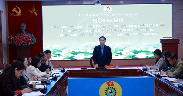 Công đoàn Hà Nội triển khai chuỗi hoạt động chăm lo Tết Nguyên đán Bính Ngọ 2026
