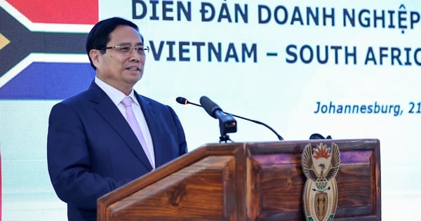 Thủ tướng kêu gọi doanh nghiệp Việt Nam – Nam Phi 'gặp gỡ - kết nối – hành động - ra sản phẩm'